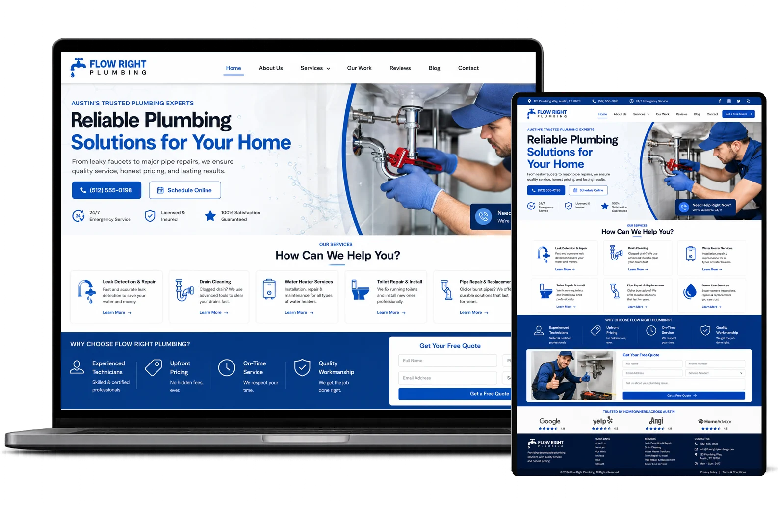 Plumbing Website